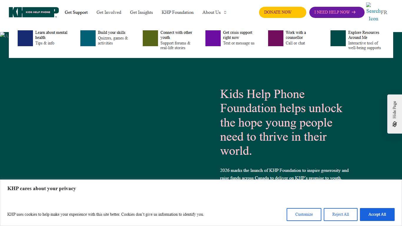 Get support with these mental health resources - Kids Help Phone